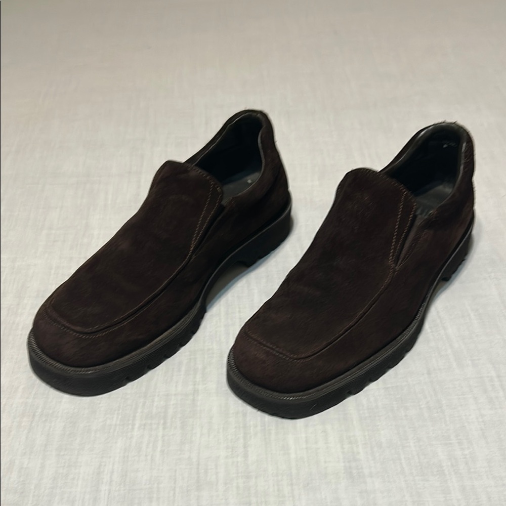 Donald Pliner Men's Brown Slip-On Shoes